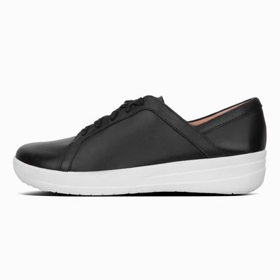 Fitflop Women's F-SPORTY II Leather Lace-Up Sneakers - Black, LR8290465
